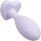 First Time Crystal Booty Duo Silicone Anal Plug 2 Piece Set By CalExotics - Purple