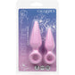 First Time® Booty Probe Duo Silicone Anal Plug 2 Piece Set