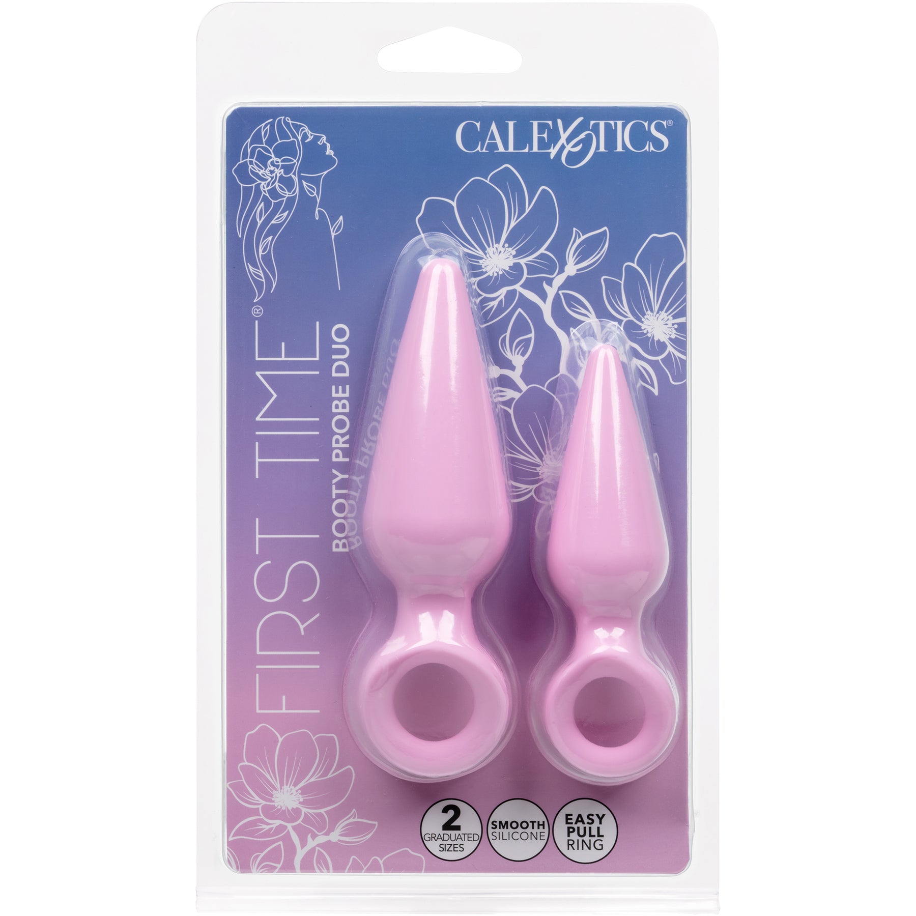 First Time® Booty Probe Duo Silicone Anal Plug 2 Piece Set