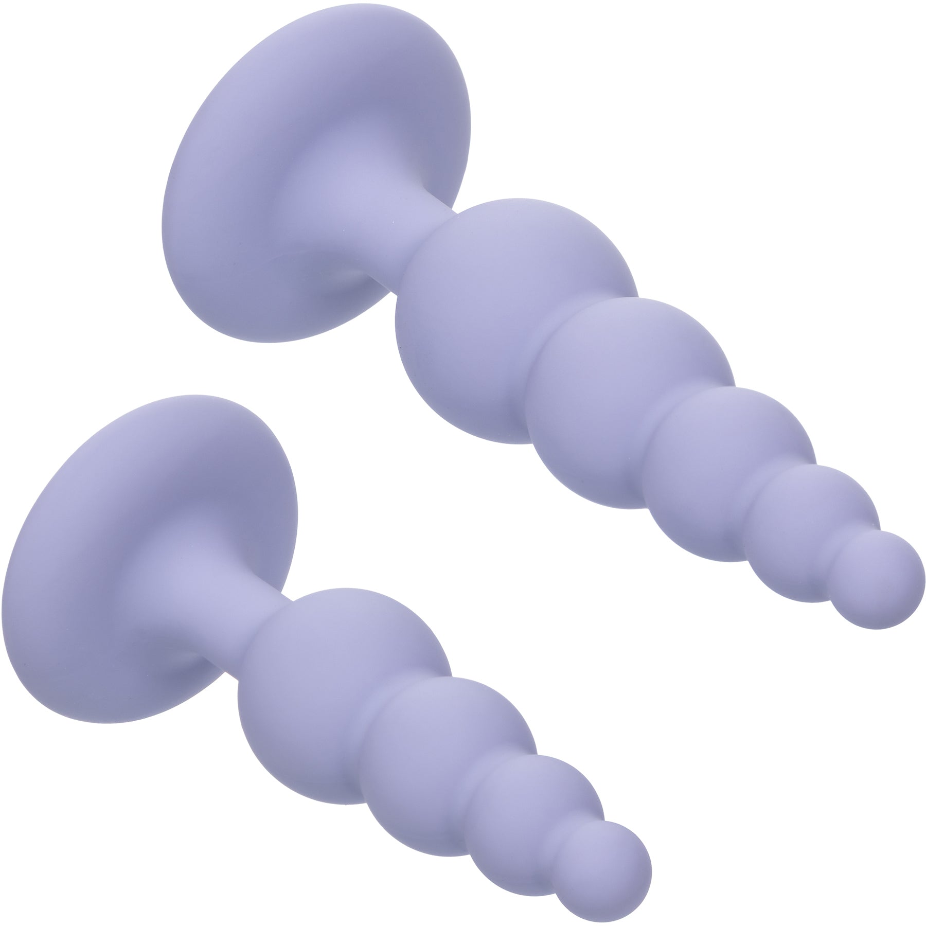 First Time® Crystal Beaded Duo Silicone Anal Probe 2 Piece Set
