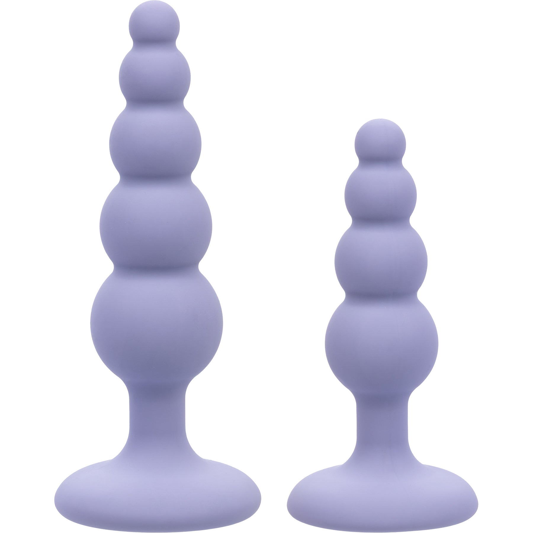 First Time® Crystal Beaded Duo Silicone Anal Probe 2 Piece Set