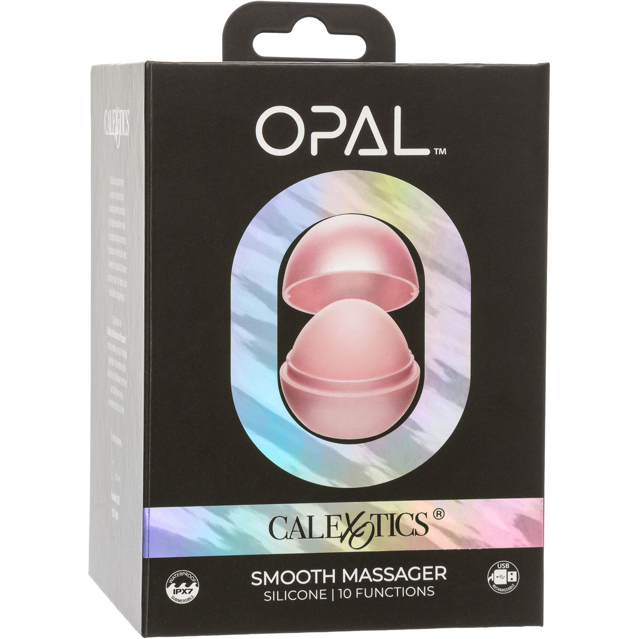 Opal Smooth Massager Rechargeable Waterproof Silicone Vibrator By CalExotics - Pink