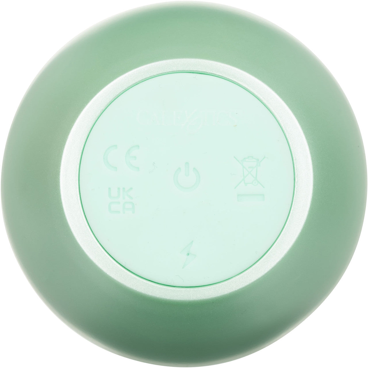 Opal Ripple Massager Rechargeable Waterproof Silicone Vibrator By CalExotics - Green