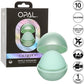 Opal Ripple Massager Rechargeable Waterproof Silicone Vibrator By CalExotics - Green