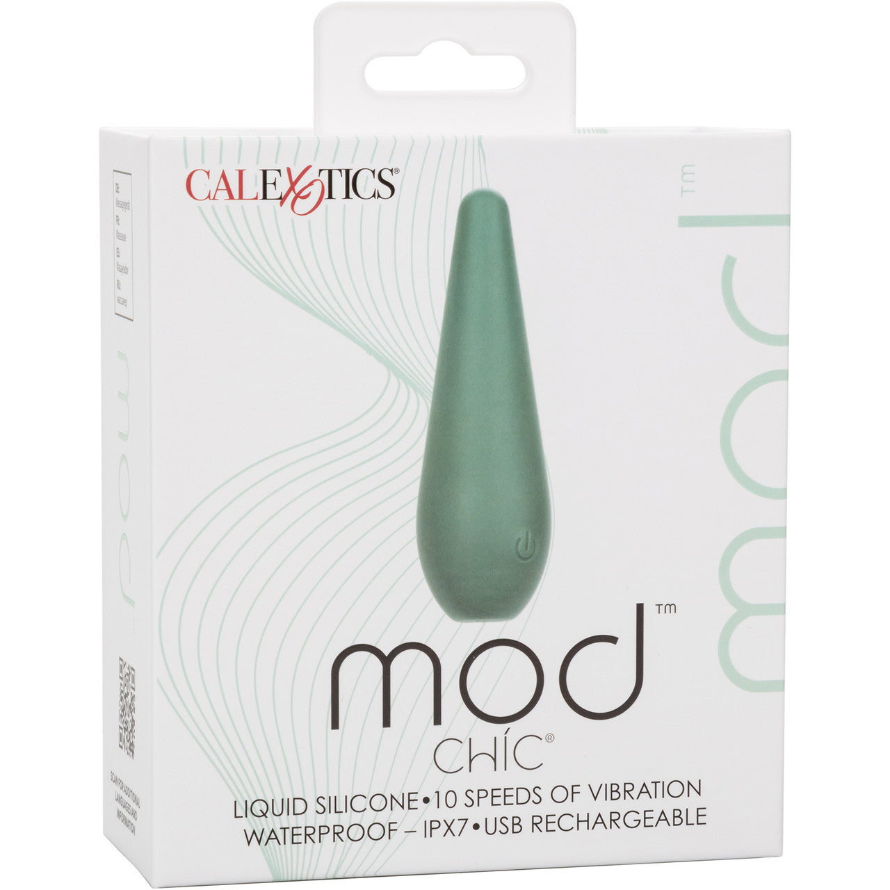 Mod Chic Rechargeable Waterproof Silicone Clitoral Stimulator By CalExotics - Green