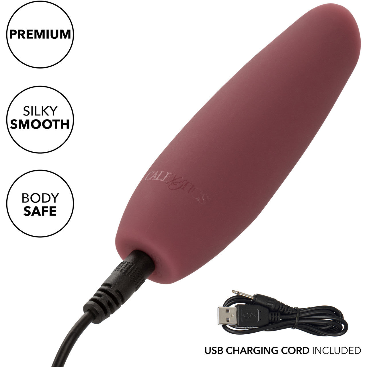 Mod Tilt Rechargeable Waterproof Silicone Clitoral Stimulator By CalExotics - Pink