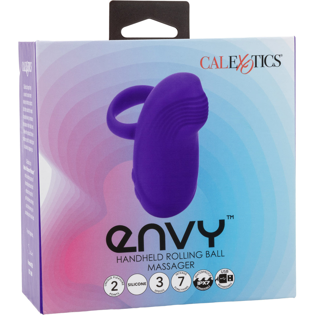 Envy Handheld Rolling Ball Massager Rechargeable Silicone Waterproof Finger Vibrator By CalExotics