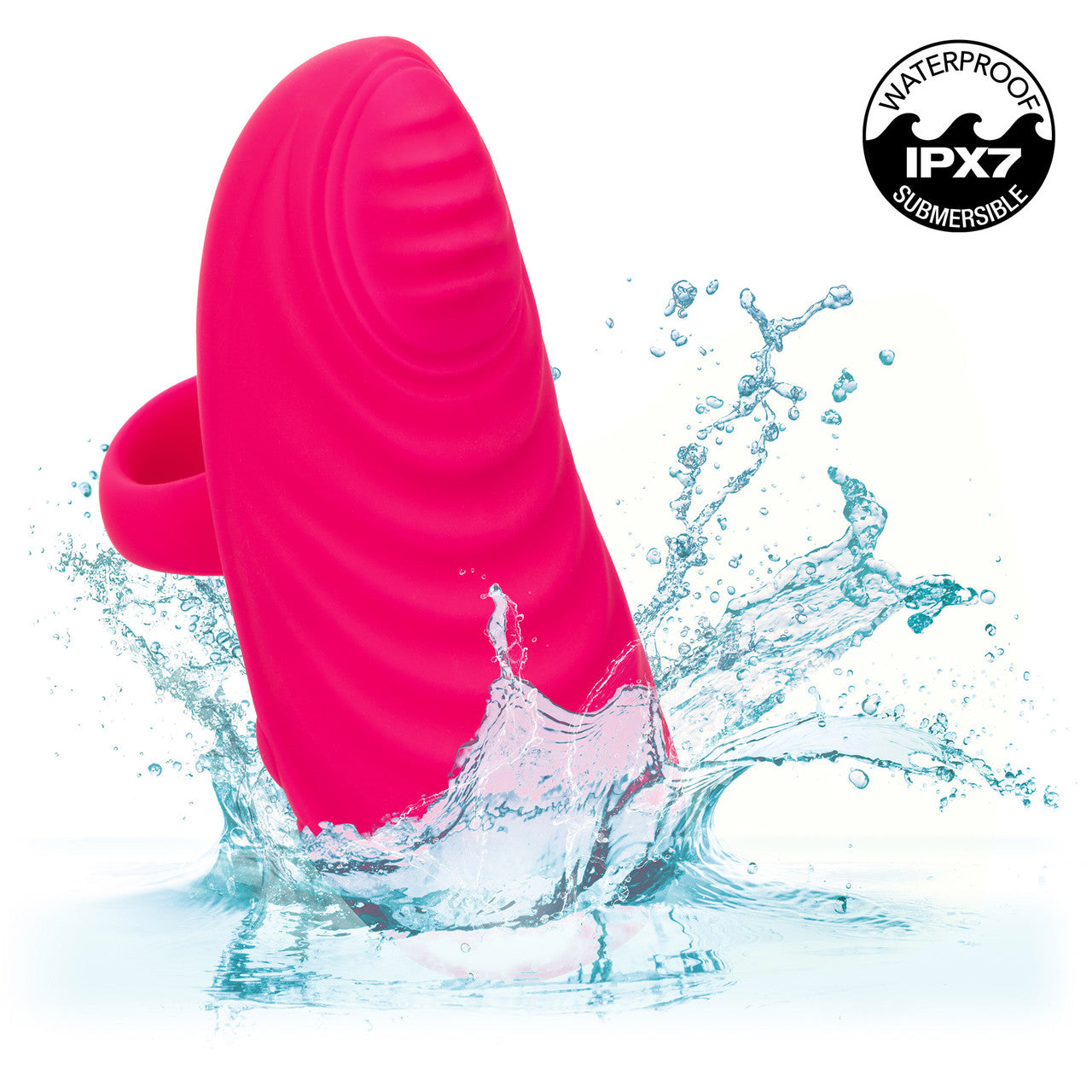 Envy Handheld Thumping Massager Rechargeable Silicone Waterproof Finger Vibrator By CalExotics