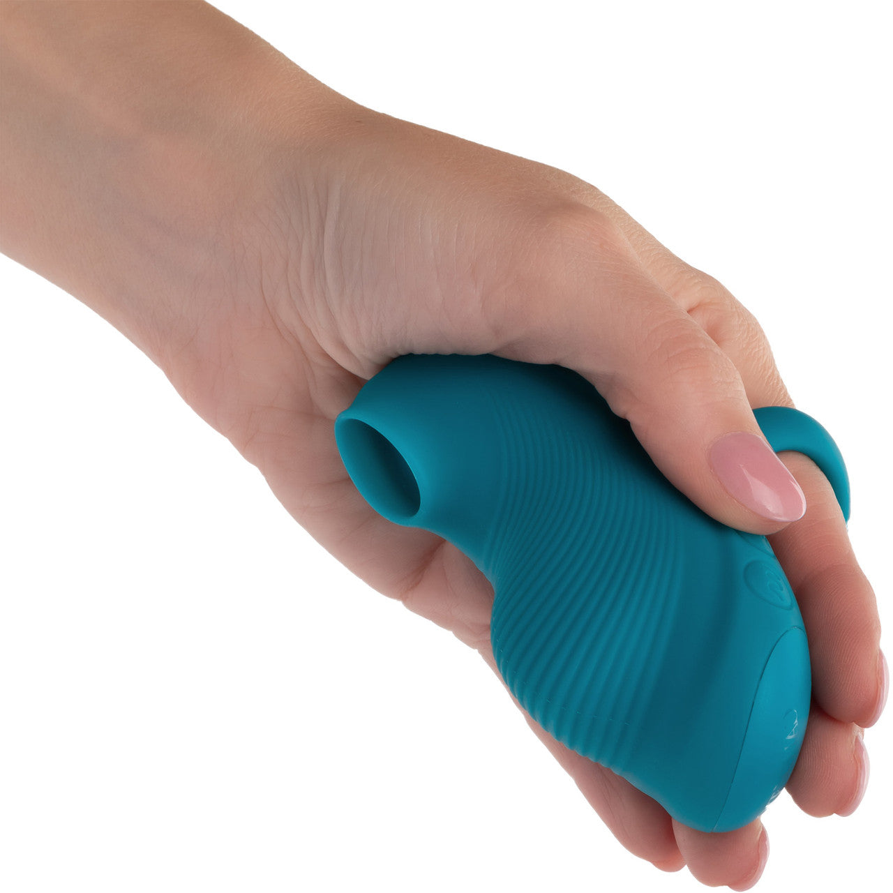 Envy Handheld Suction Massager Rechargeable Silicone Finger Vibrator By CalExotics