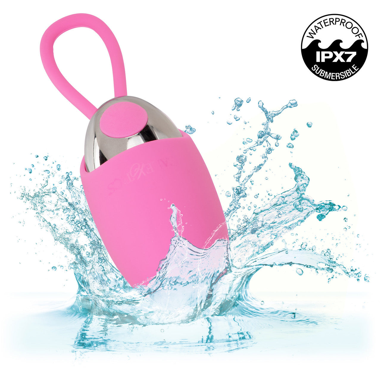 Turbo Buzz Bullet With Removable Silicone Sleeve - Rechargeable Vibrator By CalExotics - Pink
