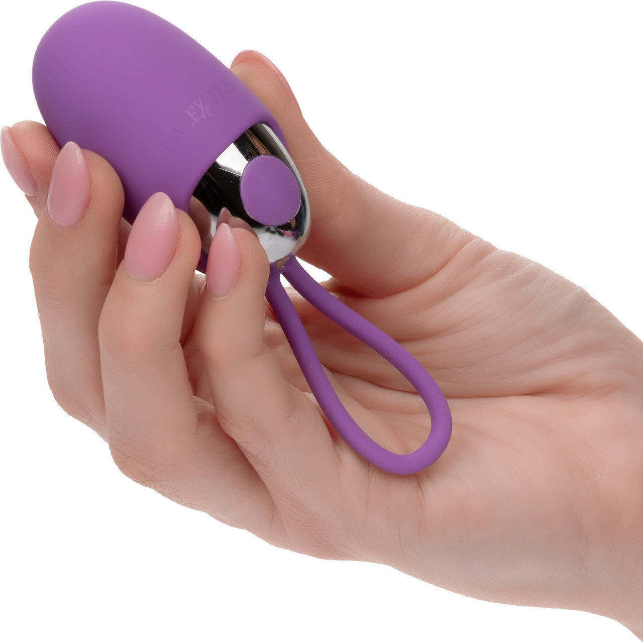 Turbo Buzz Bullet With Removable Silicone Sleeve - Rechargeable Vibrator By CalExotics - Purple