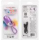 Turbo Buzz Bullet With Removable Silicone Sleeve - Rechargeable Vibrator By CalExotics - Purple