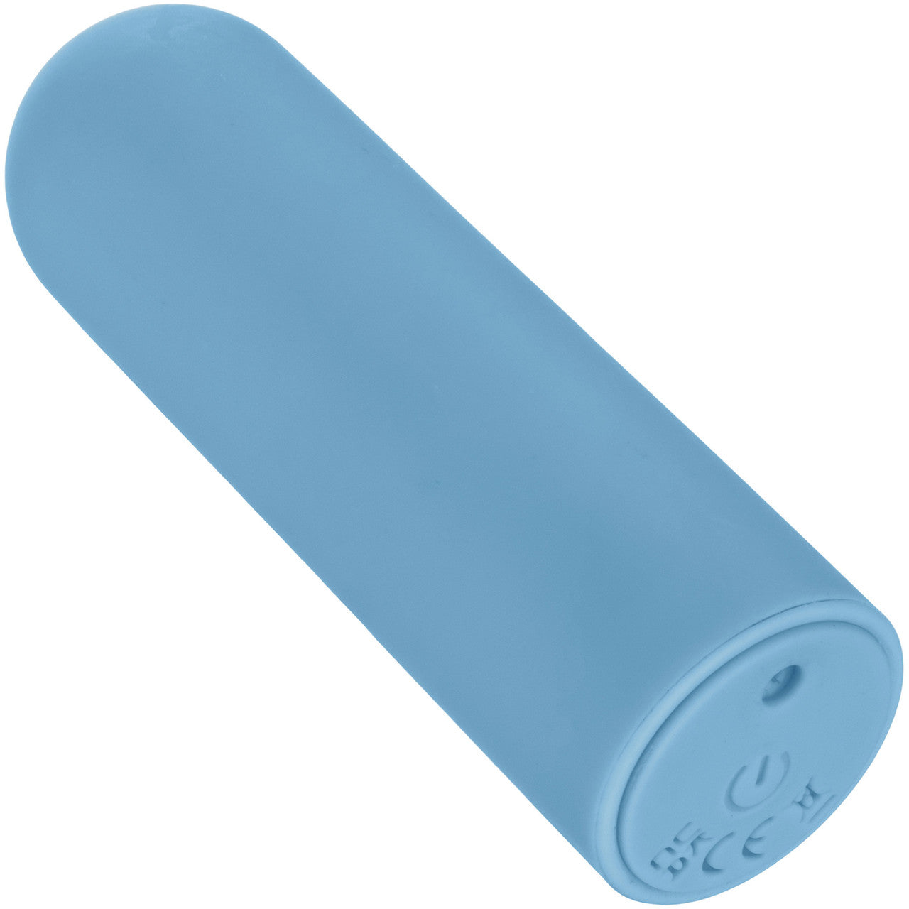 Turbo Buzz Rounded Mini Bullet Rechargeable Waterproof Vibrator By CalExotics - Blue