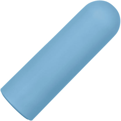 Turbo Buzz Rounded Mini Bullet Rechargeable Waterproof Vibrator By CalExotics - Blue