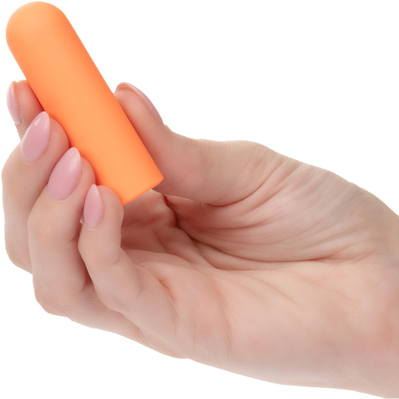 Turbo Buzz Rounded Mini Bullet Rechargeable Waterproof Vibrator By CalExotics - Orange