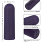 Turbo Buzz Rounded Mini Bullet Rechargeable Waterproof Vibrator By CalExotics - Purple