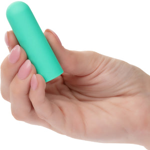 Turbo Buzz Rounded Mini Bullet Rechargeable Waterproof Vibrator By CalExotics - Green