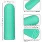 Turbo Buzz Rounded Mini Bullet Rechargeable Waterproof Vibrator By CalExotics - Green