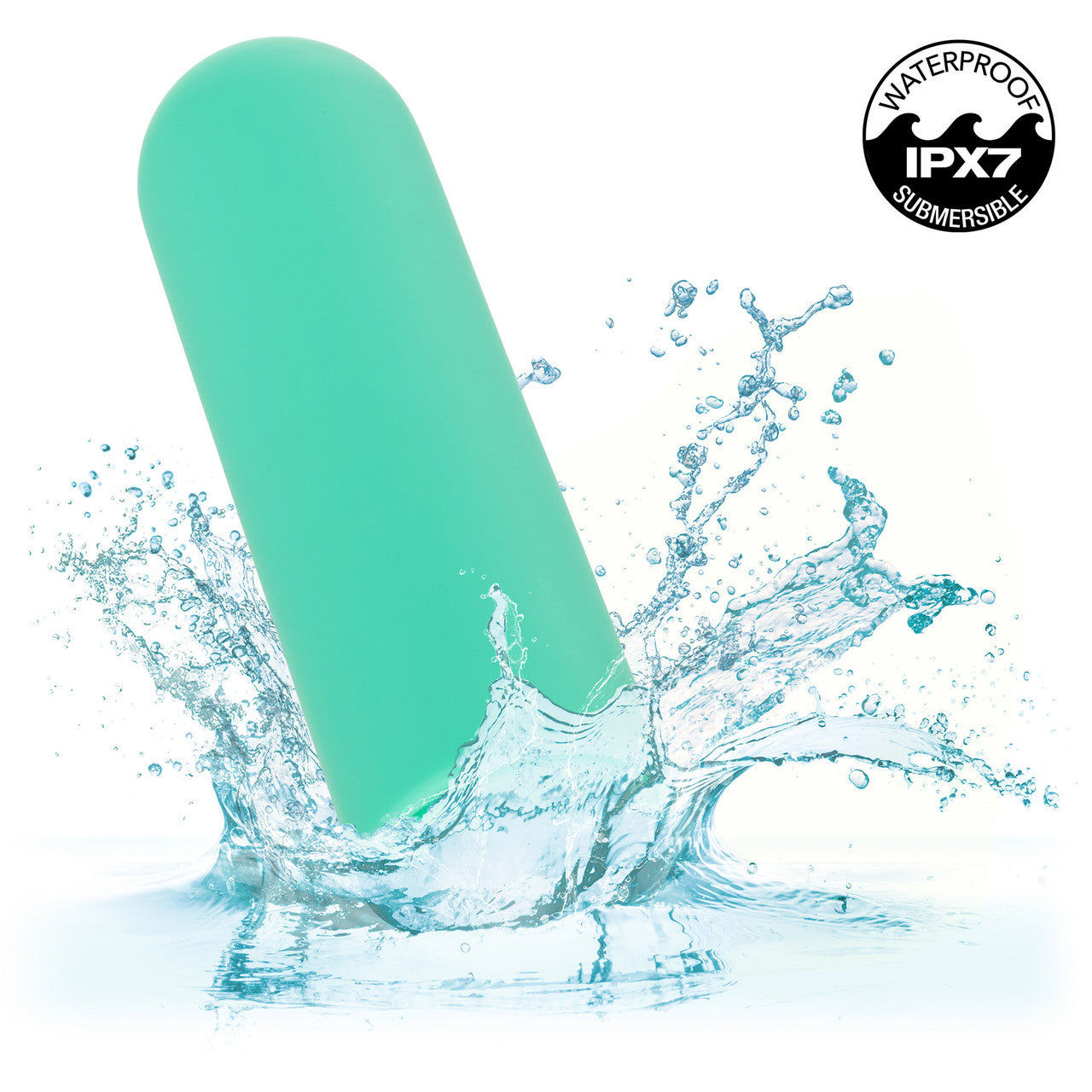 Turbo Buzz Rounded Mini Bullet Rechargeable Waterproof Vibrator By CalExotics - Green