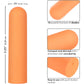 Turbo Buzz Rounded Bullet Rechargeable Waterproof Vibrator By CalExotics - Orange