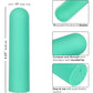 Turbo Buzz Rounded Bullet Rechargeable Waterproof Vibrator By CalExotics - Green