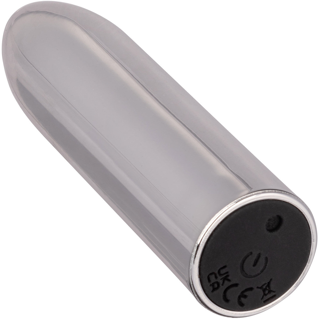 Turbo Buzz Classic Mini Bullet Rechargeable Waterproof Vibrator By CalExotics - Silver