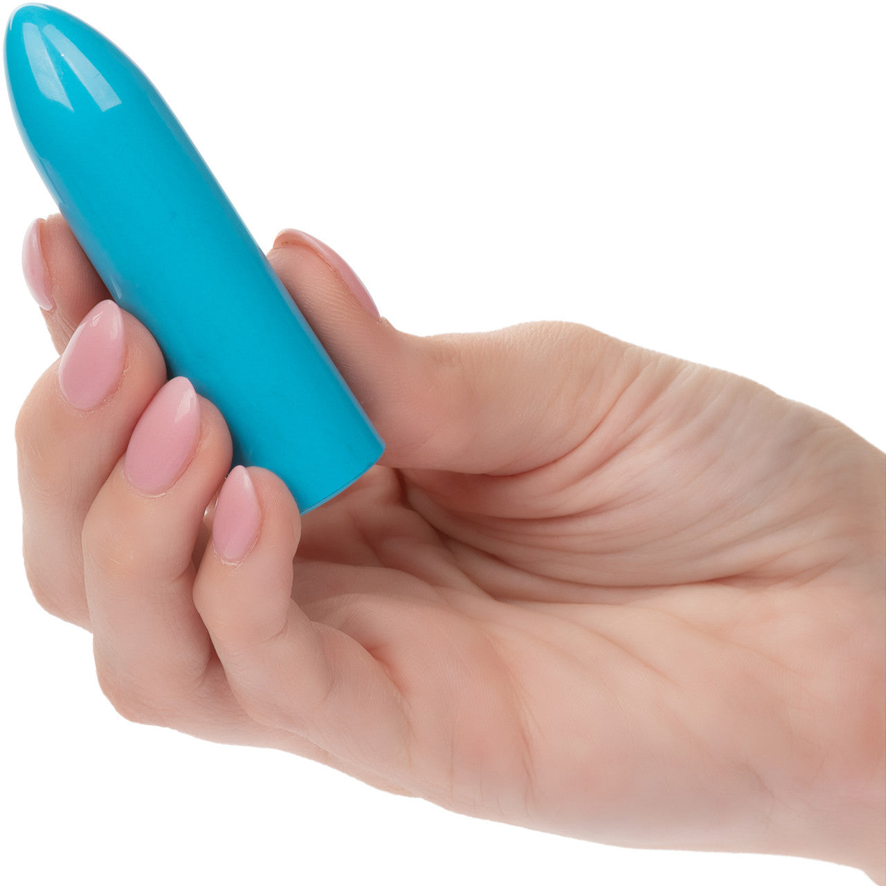 Turbo Buzz Classic Mini Bullet Rechargeable Waterproof Vibrator By CalExotics - Blue