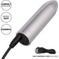 Turbo Buzz Classic Bullet Rechargeable Waterproof Vibrator By CalExotics - Silver