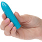 Turbo Buzz Classic Bullet Rechargeable Waterproof Vibrator By CalExotics - Blue