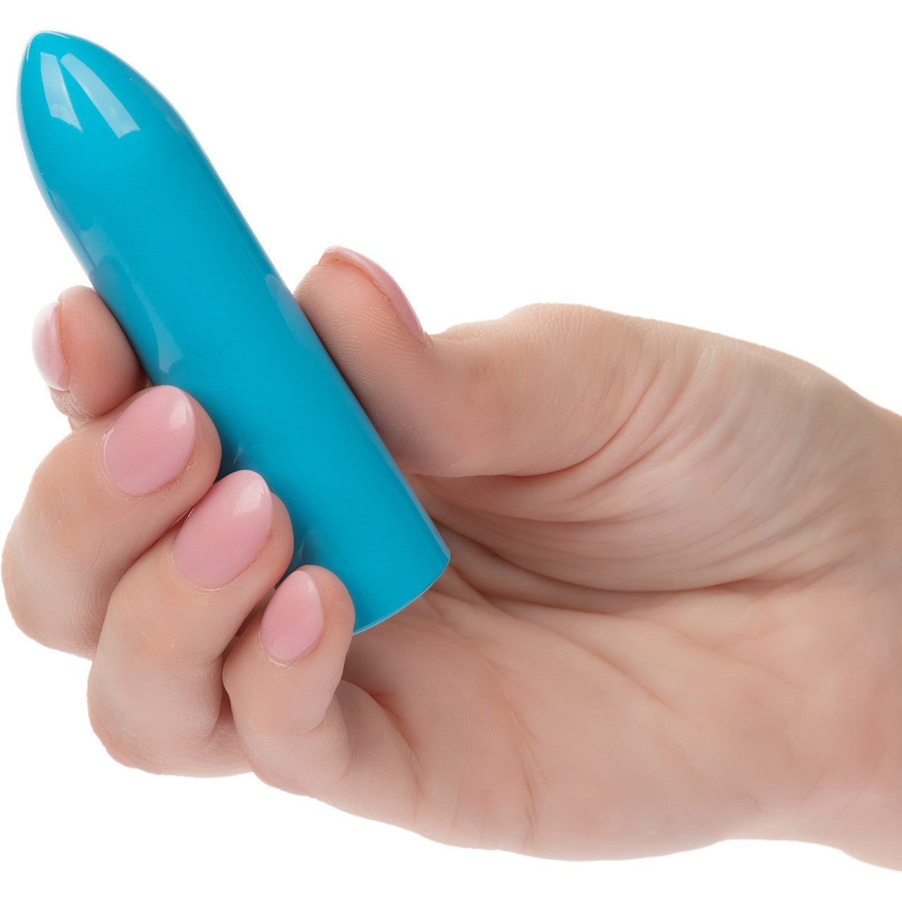 Turbo Buzz Classic Bullet Rechargeable Waterproof Vibrator By CalExotics - Blue