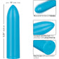 Turbo Buzz Classic Bullet Rechargeable Waterproof Vibrator By CalExotics - Blue