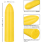 Turbo Buzz Classic Bullet Rechargeable Waterproof Vibrator By CalExotics - Yellow