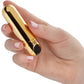 Hideaway Rechargeable Waterproof Mini Vibrator by CalExotics - Gold