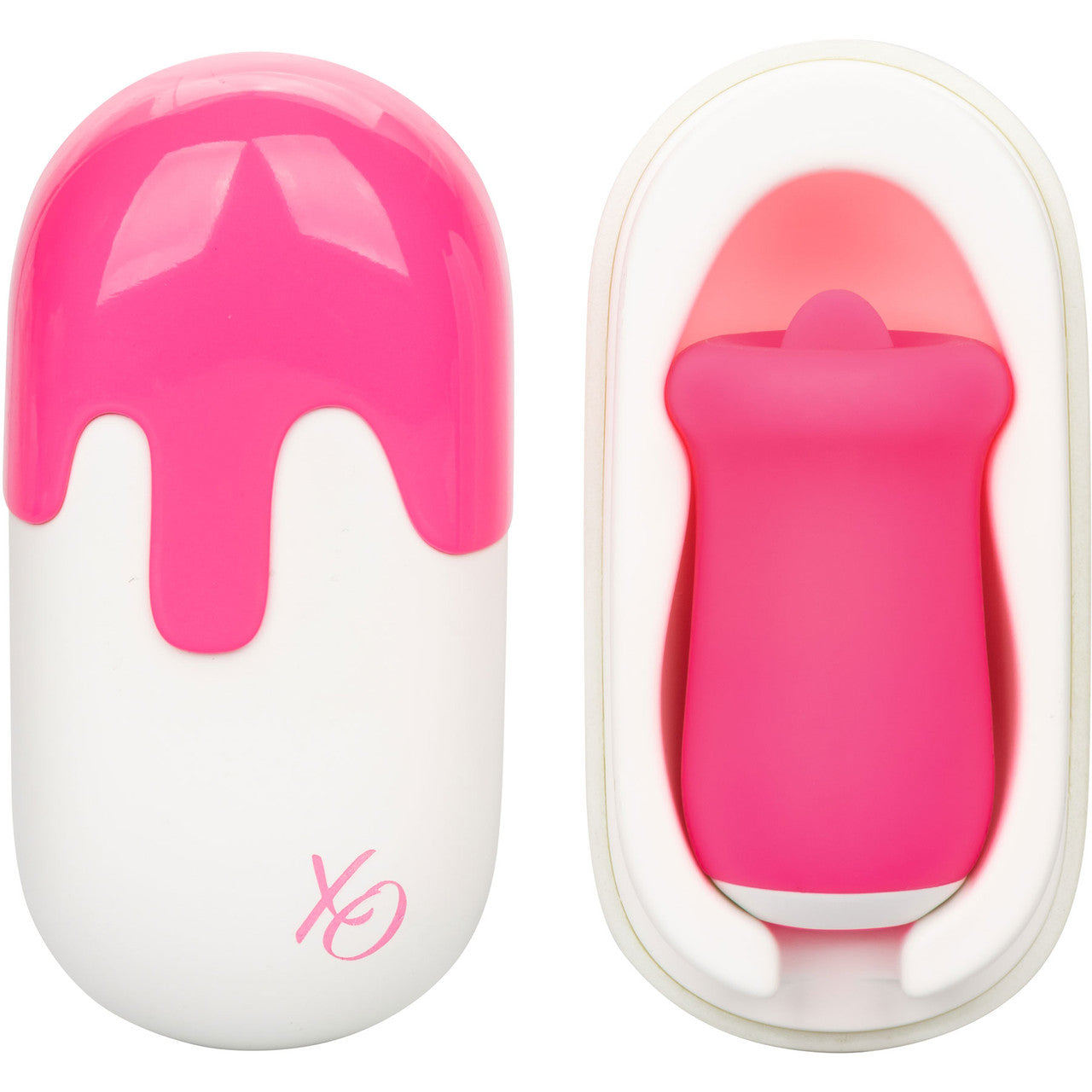 Sugar Craze Rechargeable Waterproof Silicone Flickering Clitoral Stimulator By CalExotics - Pink