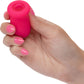 Sugar Craze Rechargeable Waterproof Silicone Flickering Clitoral Stimulator By CalExotics - Pink