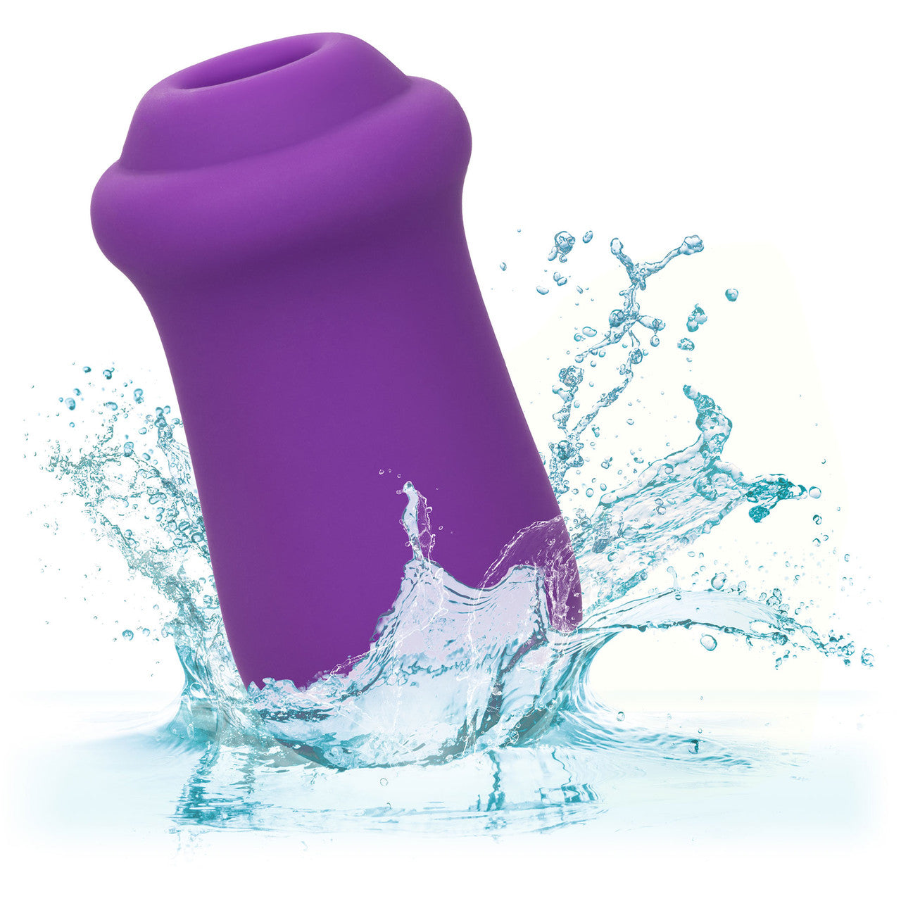 Sugar Rush Silicone Pressure Wave Clitoral Suction Stimulator With Vibration By CalExotics - Purple