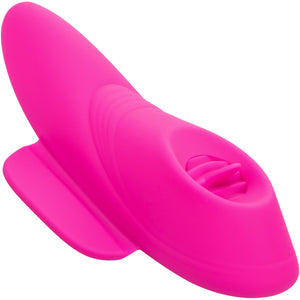 Lock-N-Play Remote Flicker Rechargeable Silicone Panty Teaser With Remote By CalExotics - Pink