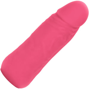 Mini Vibrating Studs Rechargeable Waterproof Silicone Dildo By CalExotics - Pink