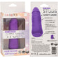 Mini Vibrating Studs Rechargeable Waterproof Silicone Dildo By CalExotics - Purple