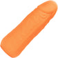 Mini Vibrating Studs Rechargeable Waterproof Silicone Dildo By CalExotics - Orange