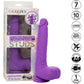 Studs 7" Rechargeable Gyrating & Thrusting Silicone Suction Cup Dildo By CalExotics - Purple