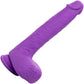 Studs 7" Rechargeable Gyrating & Thrusting Silicone Suction Cup Dildo By CalExotics - Purple