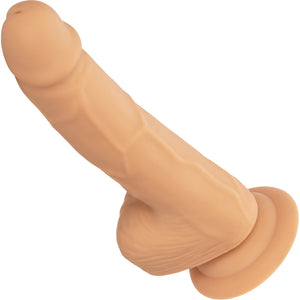 Silicone Studs Realistic 6" Suction Cup Dildo - Vanilla