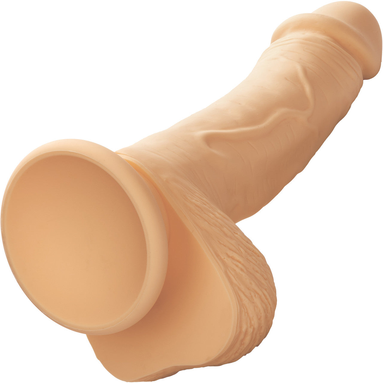 Silicone Studs Realistic 5" Suction Cup Dildo - Vanilla