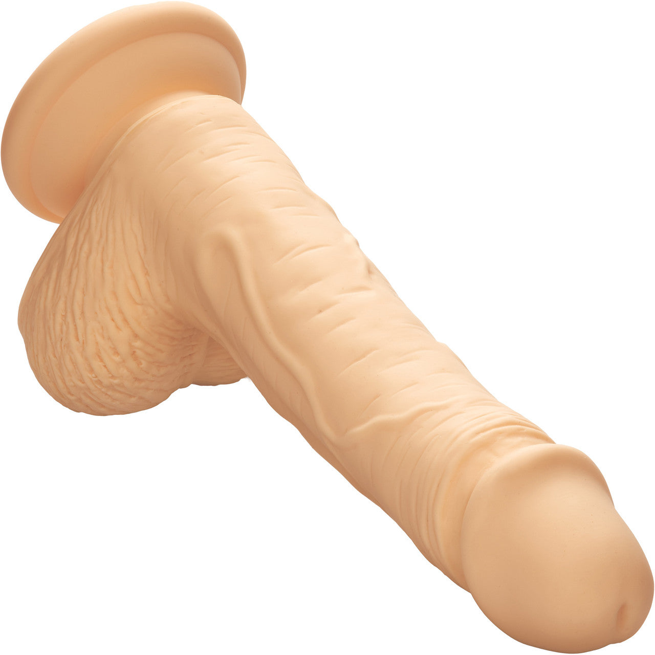 Silicone Studs Realistic 5" Suction Cup Dildo - Vanilla