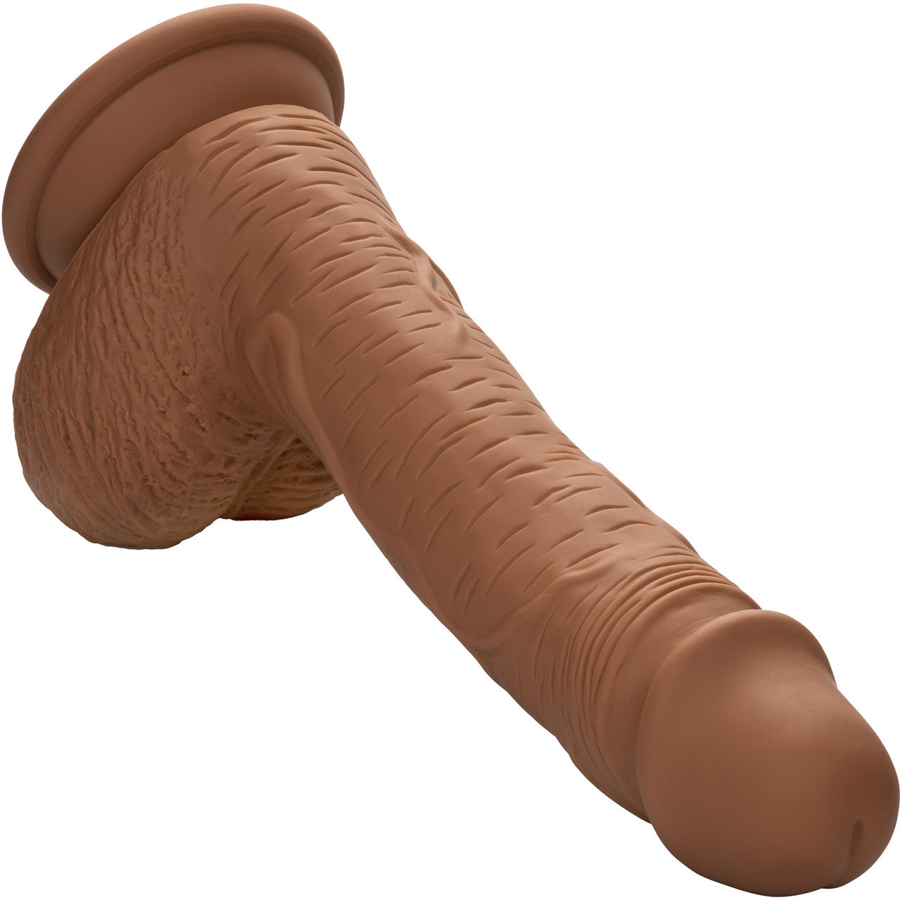 Silicone Studs Realistic 6.25" Suction Cup Dildo - Caramel