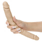Silicone Studs® Bend And Hold 12" Silicone Dual Dong - Vanilla