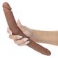 Silicone Studs® Bend And Hold 12" Silicone Dual Dong - Caramel