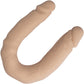 Silicone Studs® Bend And Hold 16" Silicone Dual Dong - Vanilla