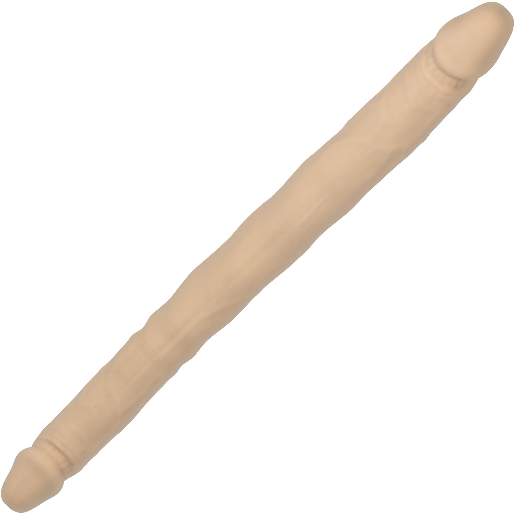 Silicone Studs® Bend And Hold 16" Silicone Dual Dong - Vanilla